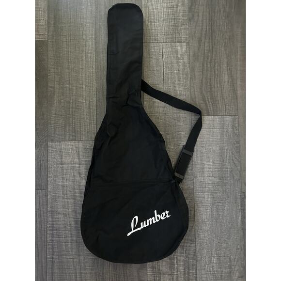 Lumber Acoustic Guitar Gig Bag Soft Case with Shoulder Straps & Pocket - Picture 1 of 3